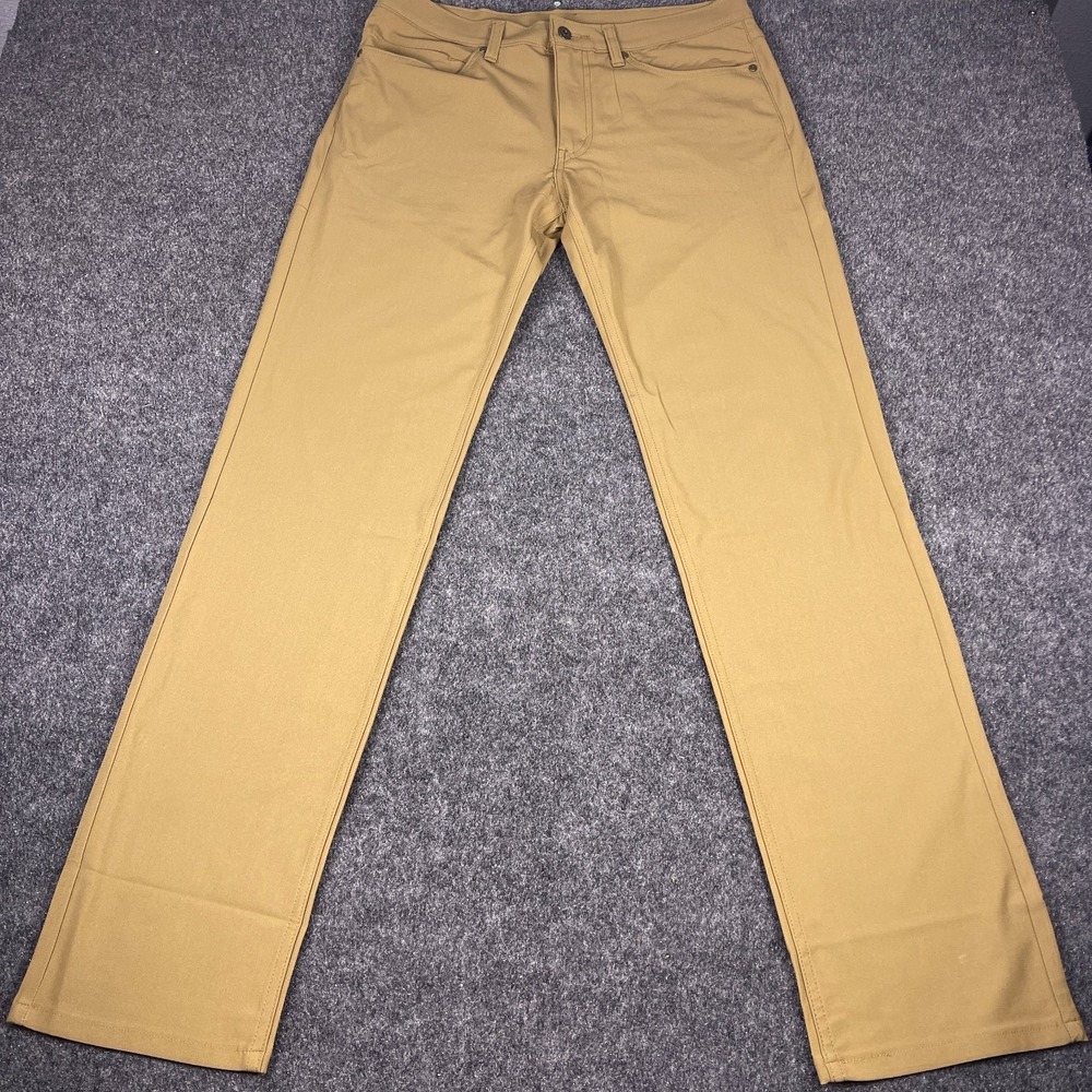 Levi's 511 Pants Mens 34x34 Slim Fit Stretch Engineered for Movement Khaki Beige